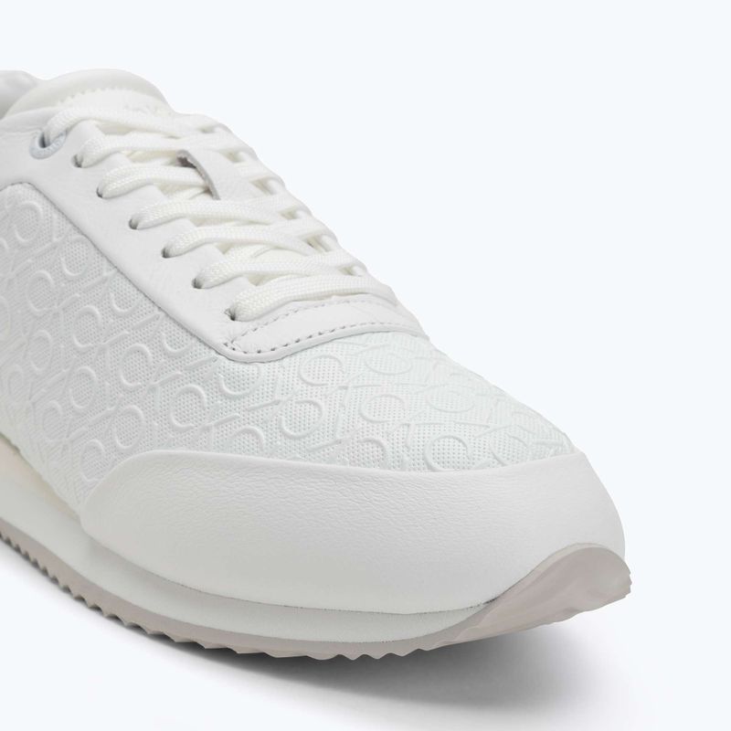 Dámske topánky Calvin Klein HW0HW02574 Runner Lace Up Mono Pu Triple Bright White 7
