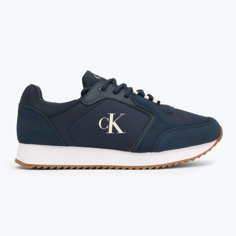 Pánske topánky Calvin Klein YM0YM01326 Retro Runner Sock Lace Up Ny-Su Calvin Navy/Bright White/Gum 2