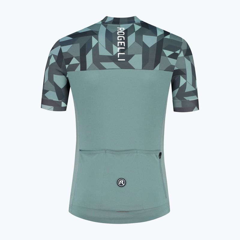 Pánske cyklistické tričko Rogelli Essential Graphic grey 5