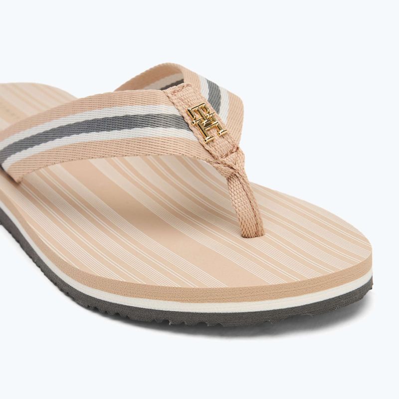 Dámske žabky Tommy Hilfiger Im Th Print Beach Sandal misty blush 7