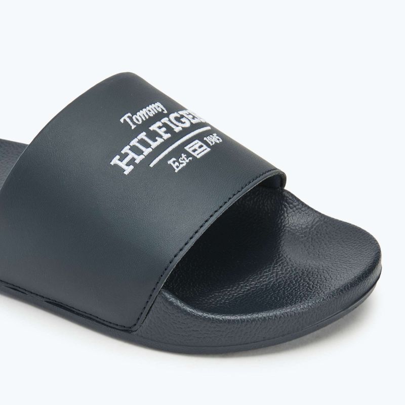 Pánske šľapky Tommy Hilfiger Embroid 85 Pool Slide desert sky 7