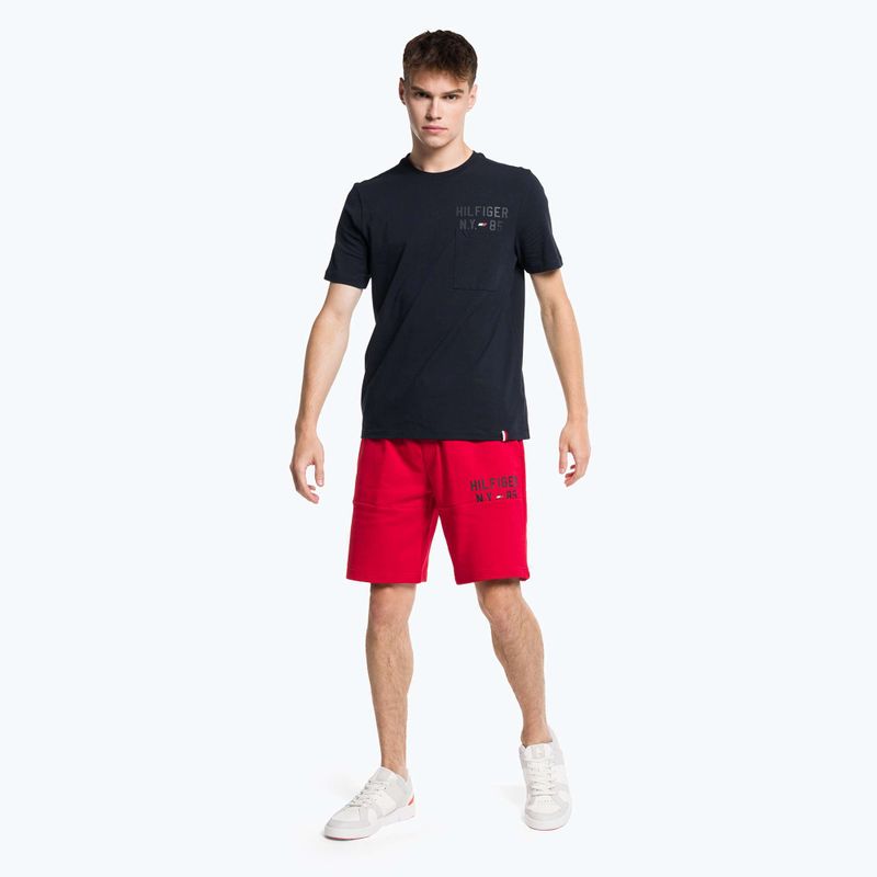 Pánska mikina Tommy Hilfiger Graphic Sweatshort červená 2
