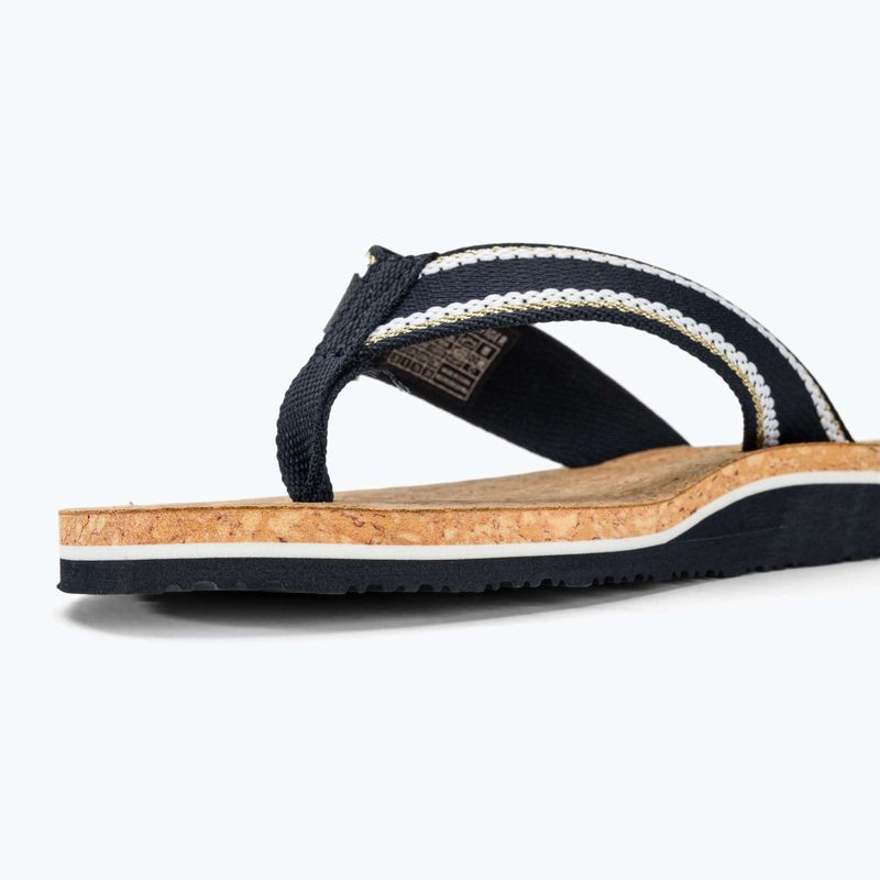 Dámske žabky Tommy Hilfiger Cork Beach Sandal space blue 8