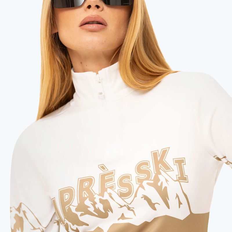 Dámska lyžiarska mikina Nikkie Nantes Apres Ski Pully hummus 2