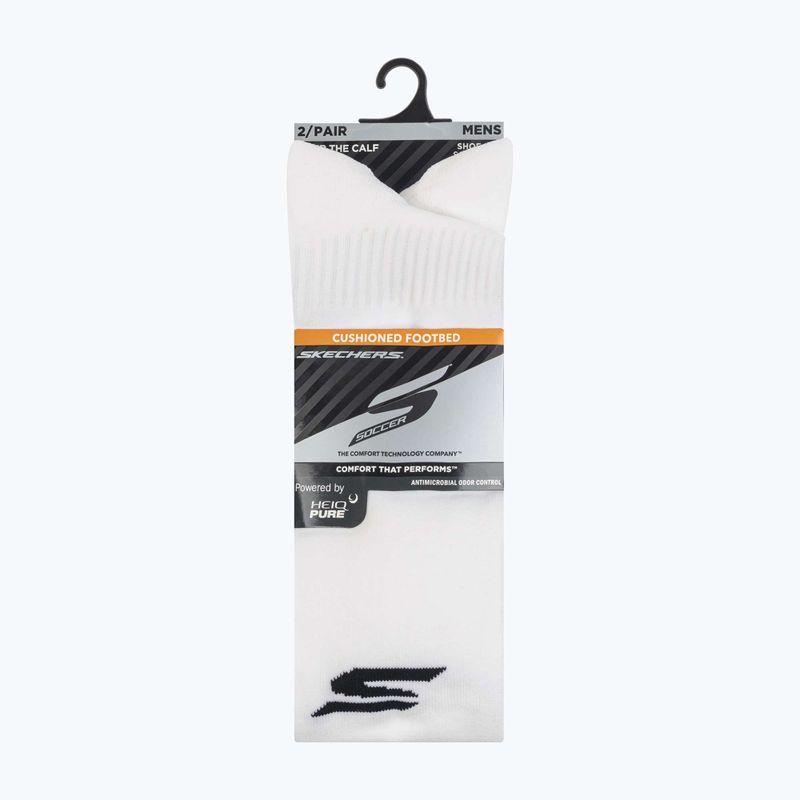 Pánske ponožky SKECHERS 1/2 Terry Over The Knee 2 páry white traditional 6