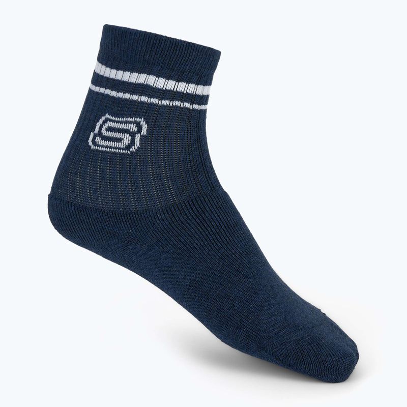 Detské ponožky SKECHERS Full Terry Low Crew 3 páry white/blue 4