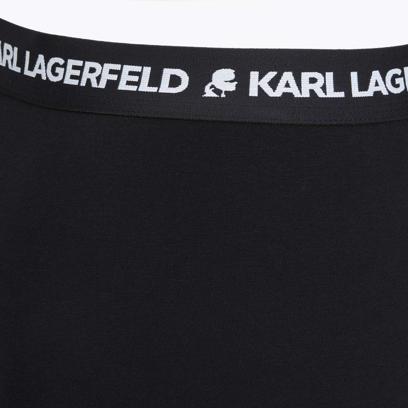 Pánske boxerky KARL LAGERFELD Logo Trunk 3 páry black 4