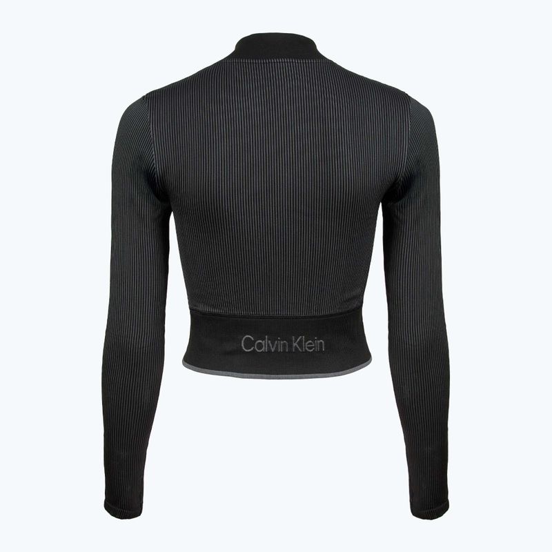 Dámska mikina Calvin Klein 00GWS4J406 Seamless black 2
