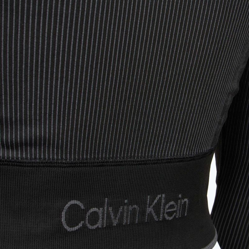 Dámska mikina Calvin Klein 00GWS4J406 Seamless black 4