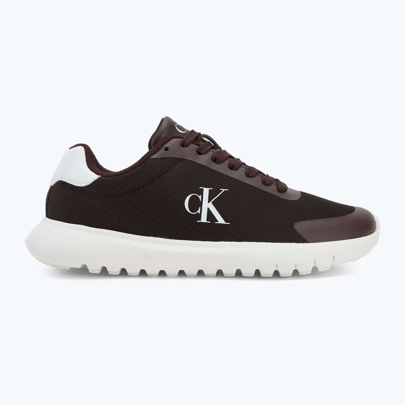 Dámske topánky Calvin Klein YW0YW01750 3 Eva Runner Mesh MG brown out/green haze 2