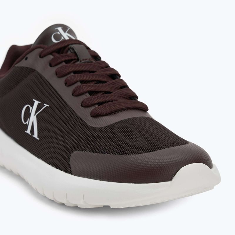 Dámske topánky Calvin Klein YW0YW01750 3 Eva Runner Mesh MG brown out/green haze 7