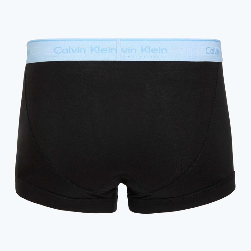 Boxerky Calvin Klein LV00NB1897 Trunk 5 par black bodies w/black/misty grey/purple 3