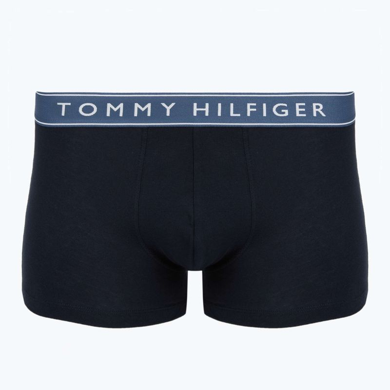 Boxerky Tommy Hilfiger Trunk WB 3 pairs purple pink/antique silverer/aegean sea 5