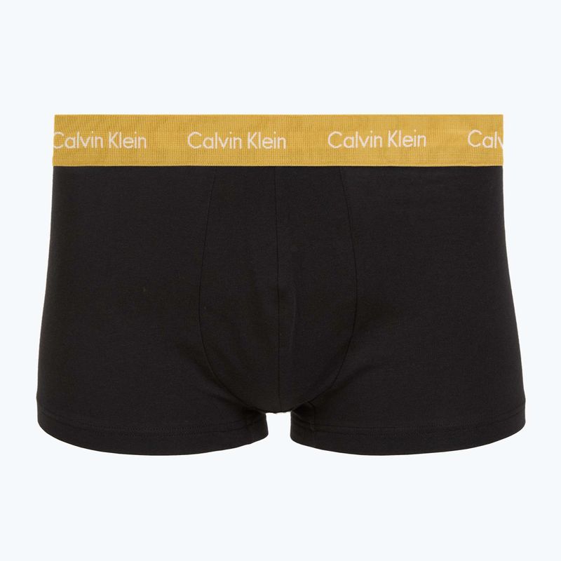 Boxerky Calvin Klein LV00NB4412 Low Rise Trunk 5 pairs black bodies with driftwood/moonlight 3