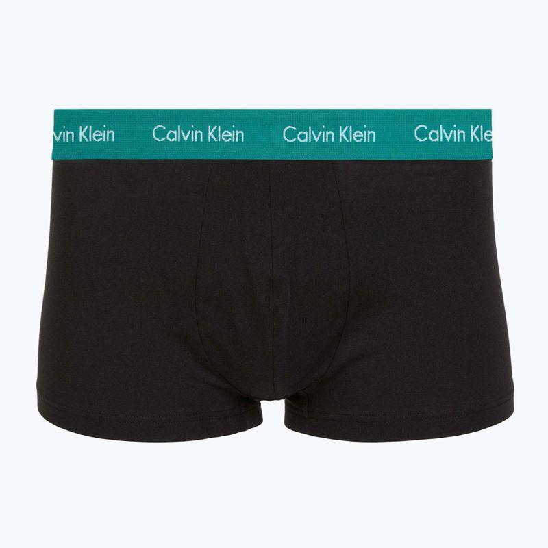 Boxerky Calvin Klein LV00NB4412 Low Rise Trunk 5 pairs black bodies with driftwood/moonlight 5