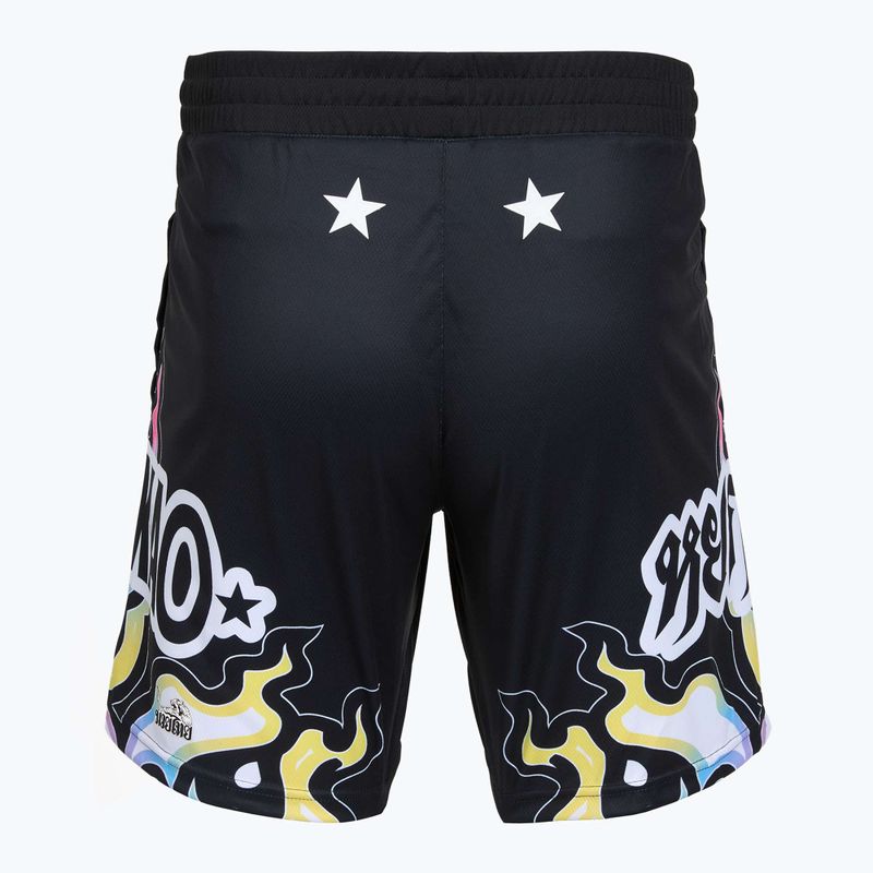 Pánske tréninkové šortky YOKKAO Flames Workout black 2