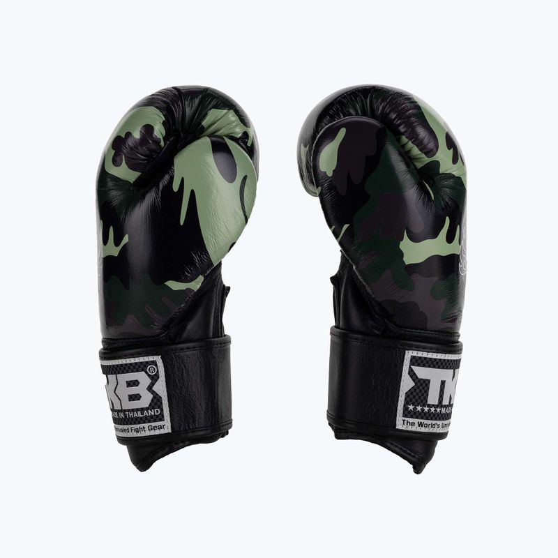 Top King Muay Thai Empower zelené boxerské rukavice TKBGEM-03A-GN 4