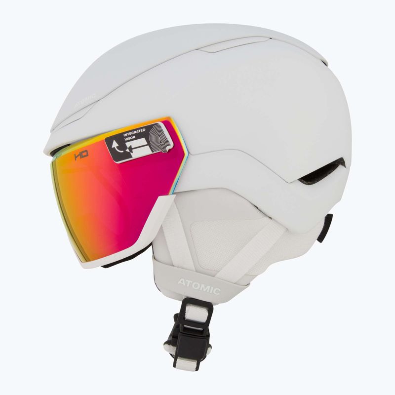 Lyžiarska prilba Atomic Revent GT Amid Visor HD white heather/red hd 4