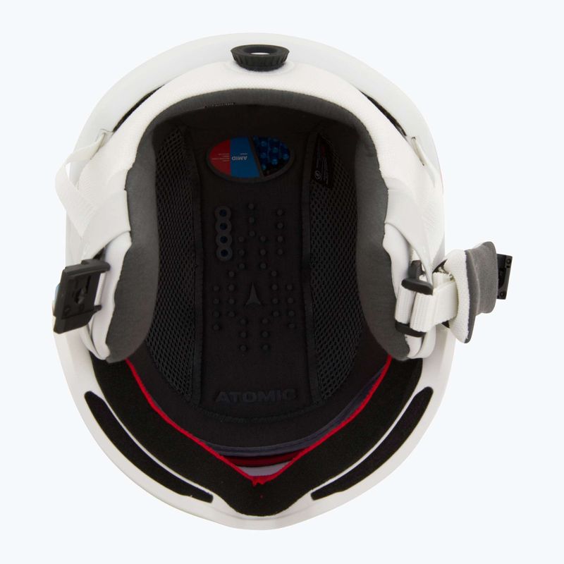 Lyžiarska prilba Atomic Revent GT Amid Visor HD white heather/red hd 5