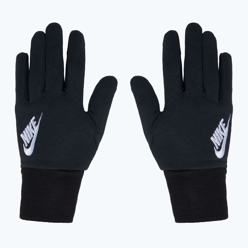 Dámske bežecké rukavice Nike Club Fleece black/white