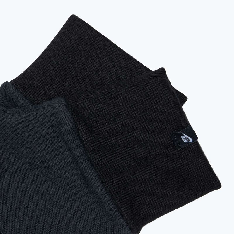 Dámske bežecké rukavice Nike Club Fleece black/white 5