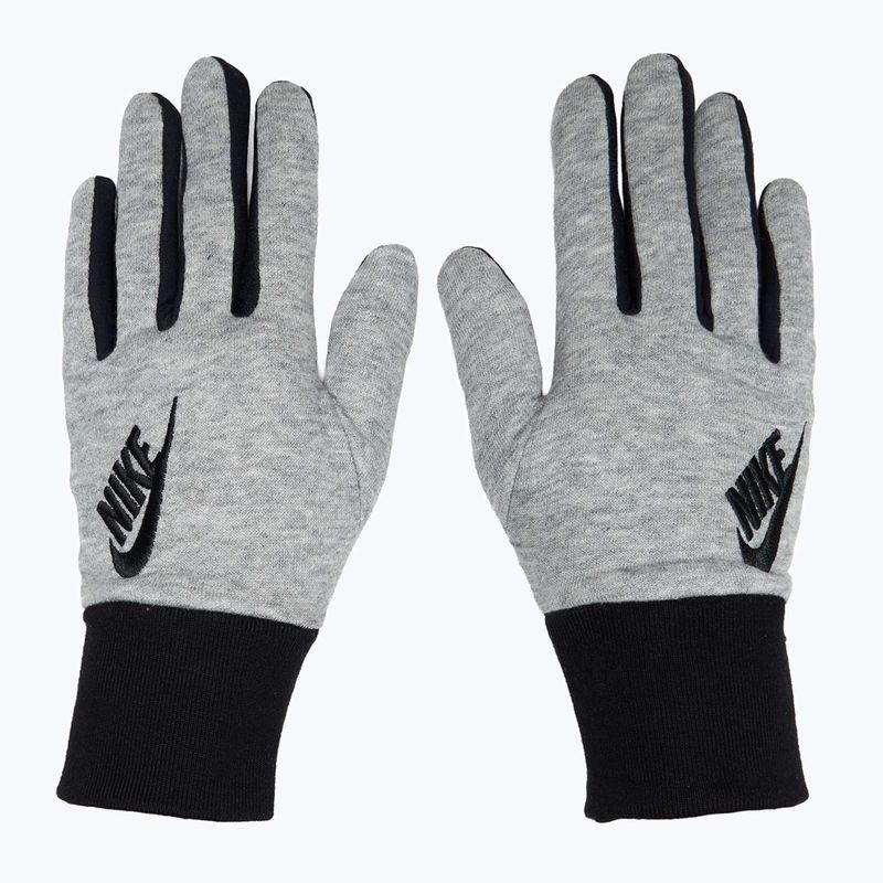 Dámske bežecké rukavice Nike Club Fleece grey heather/black/black 2