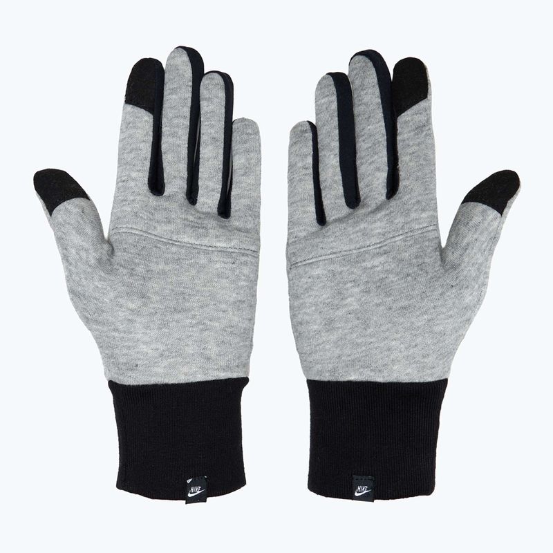 Dámske bežecké rukavice Nike Club Fleece grey heather/black/black 3