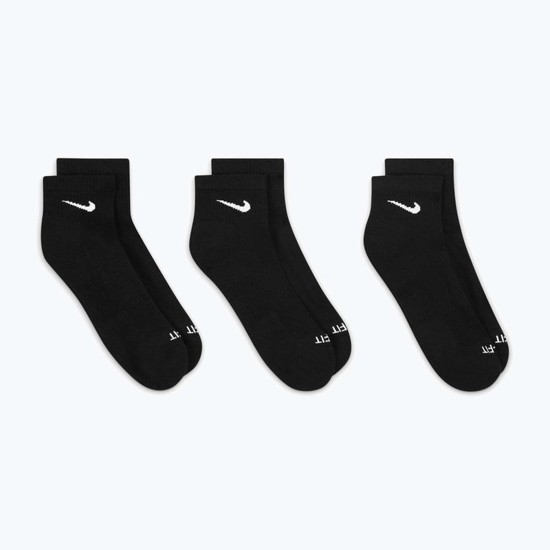Ponožky Nike Everyday Plus Cushioned Ankle 3 páry black/white 4