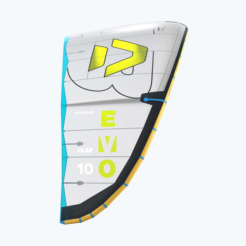 Kite na kitesurfing Duotone Evo D/LAB grey/lime 3