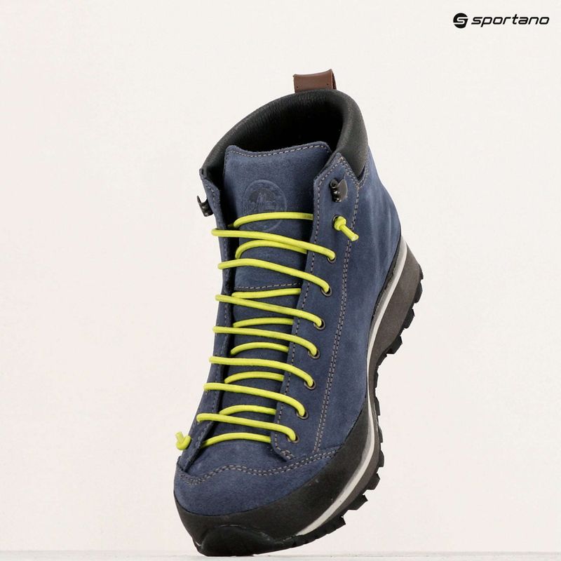 Pánske turistické topánky Lomer Bio Naturale Mid Mtx Suede flag/lime 10