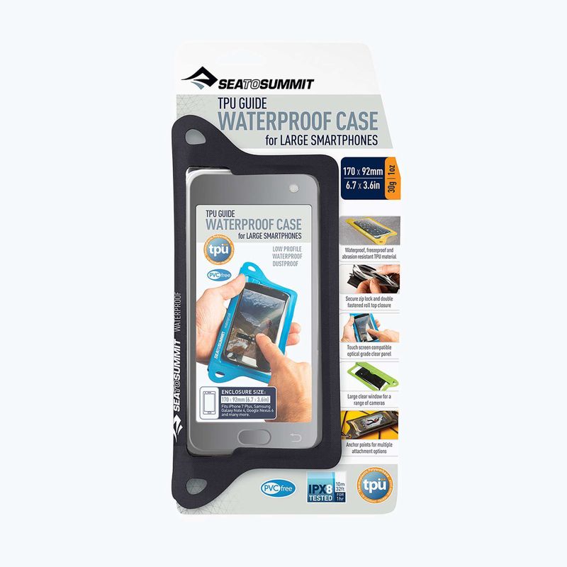 Puzdro na smartfón Sea To Summit TPU Guide Waterproof Case black 2