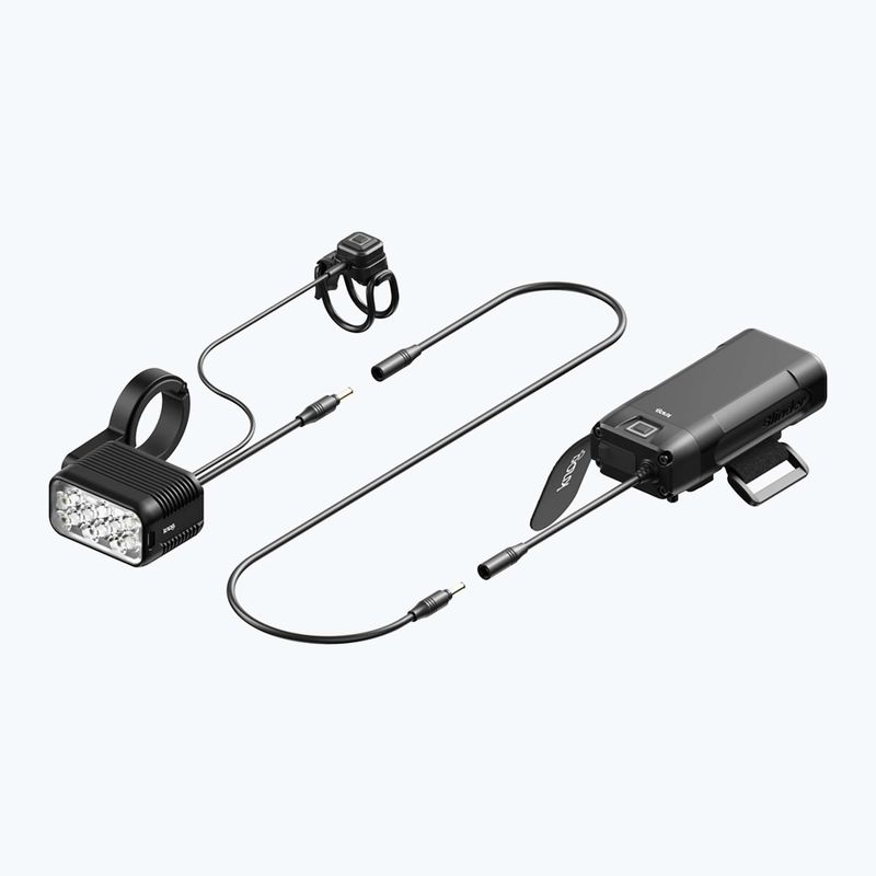 Predné svetlo na bicykel Knog Blinder X 1800 + batéria 10000mAh black 2