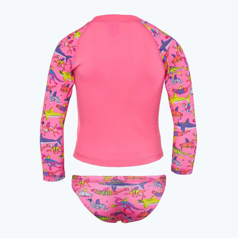 Dlhý rukáv + detské plavecké nohavičky Funkita Zippy Rashie & Brief learner lane 2