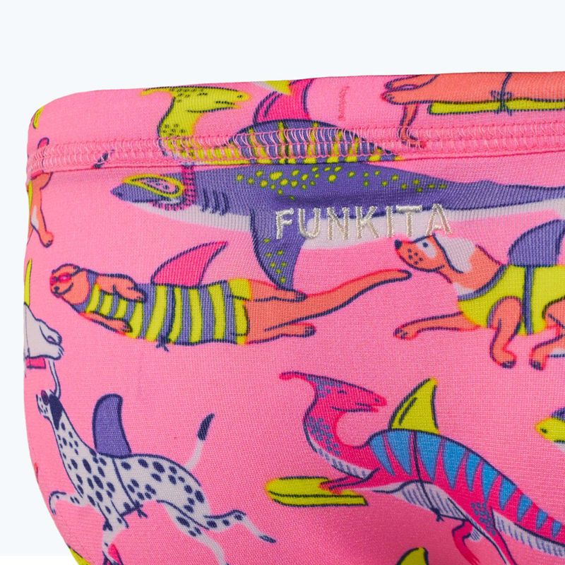 Dlhý rukáv + detské plavecké nohavičky Funkita Zippy Rashie & Brief learner lane 4