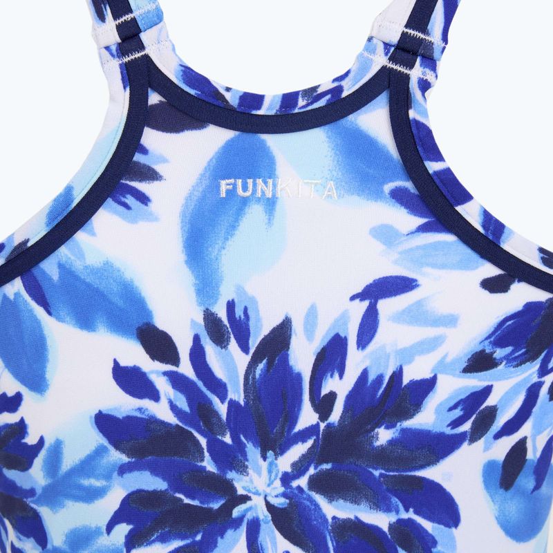 Dámske jednodielne plavky Funkita Locked In Lucy One Piece blossom blue 4