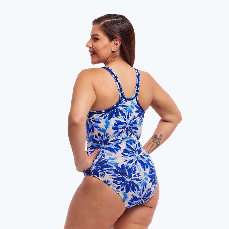Dámske jednodielne plavky Funkita Locked In Lucy One Piece blossom blue 6