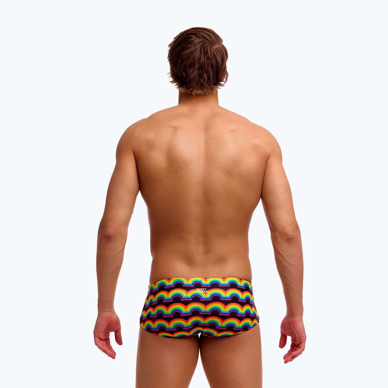 Pánske plavecké boxerky Funky Trunks Sidewinder Trunks rainbowie 4