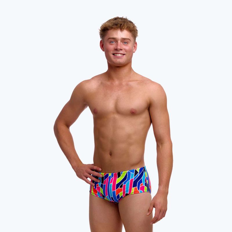 Detské plavecké boxerky Funky Trunks Sidewinder Trunks fault lines 3