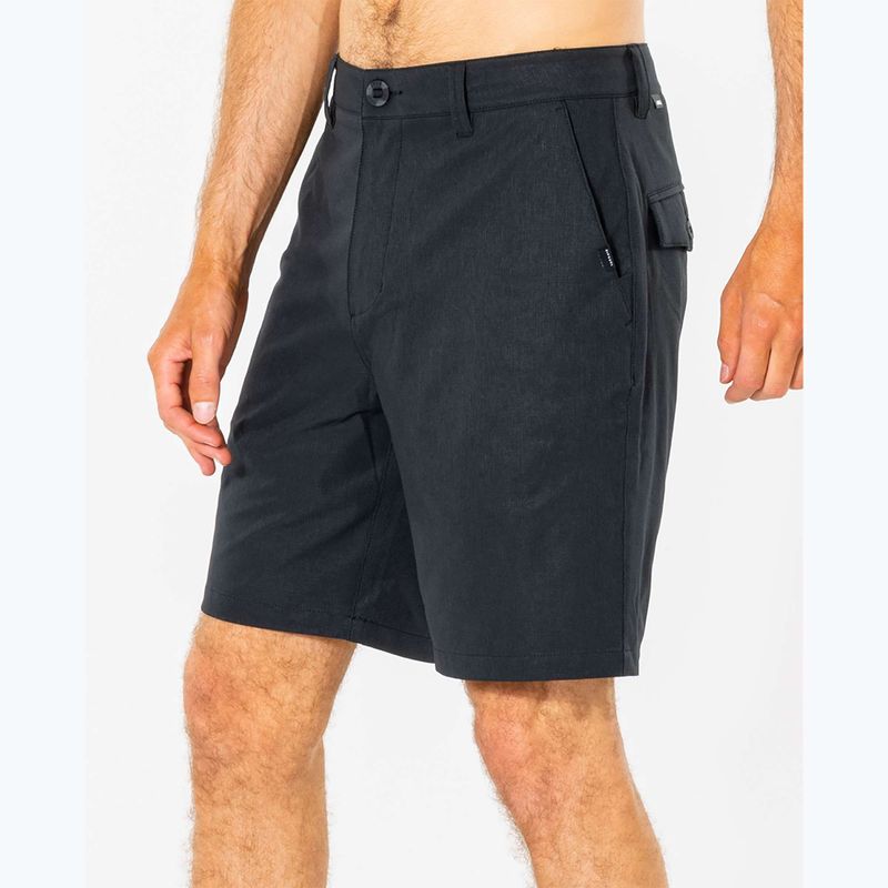 Rip Curl Boardwalk Oceanside pánske plavecké šortky čierne CWANV9 5