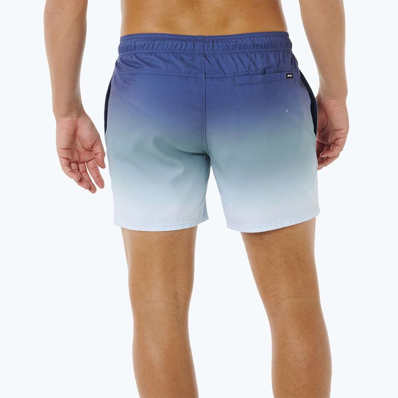 Pánske plavkové šortky Rip Curl Offset Fade Volley light navy 3