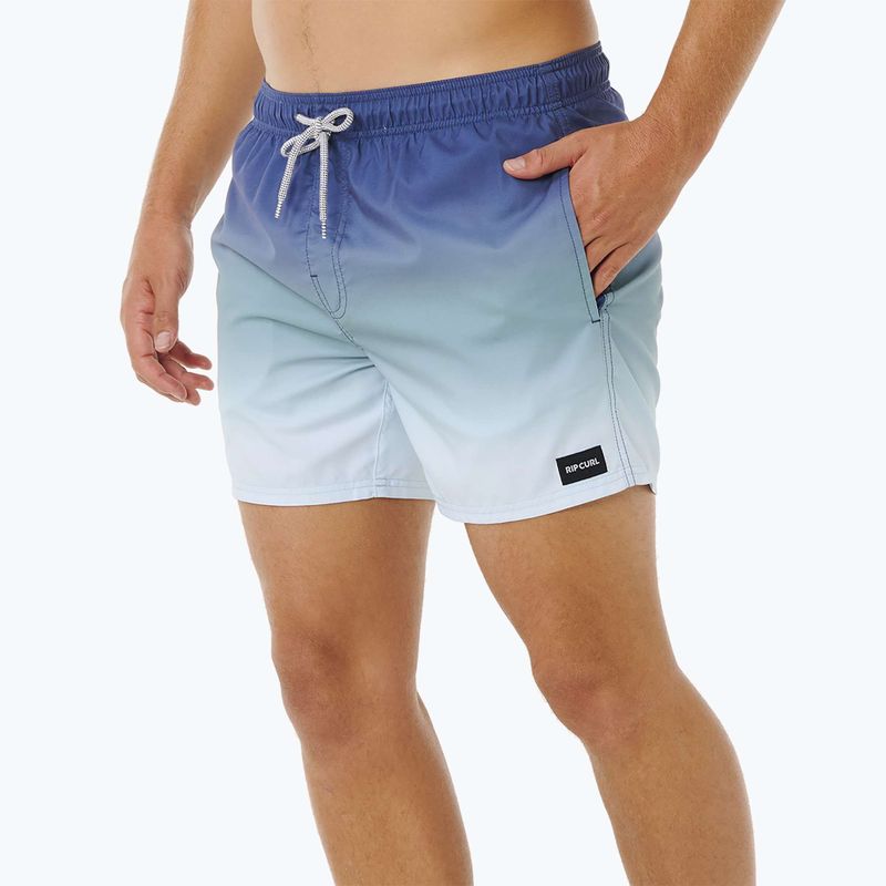 Pánske plavkové šortky Rip Curl Offset Fade Volley light navy 4