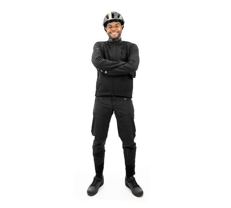 Pánska cyklistická bunda Endura Singletrack Softshell black 11
