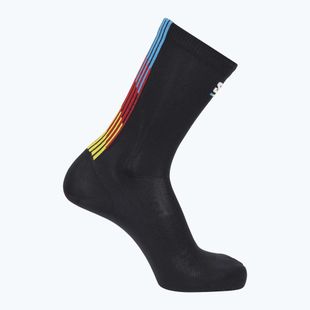 Ponožky Salomon Pulse Race Flag Crew black