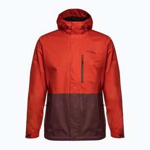 Columbia pánska bunda do dažďa Hikebound červená 1988621839
