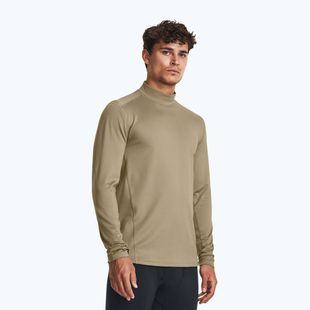 Pánske tričko longsleeve Under Armour Tactical Mock CGI Base federal tan/black
