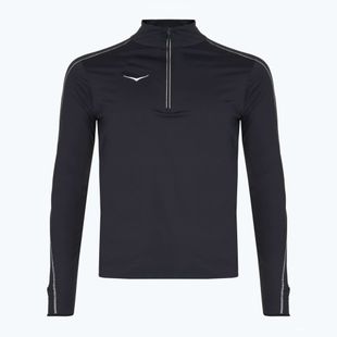 Pánska bežecká mikina HOKA GlideTech Quarter Zip black
