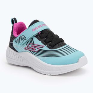 Detské topánky SKECHERS Microspec Advance aqua/purple