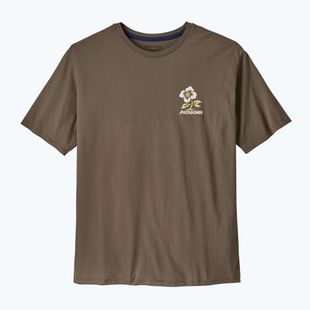 Pánske  tričko Patagonia Balance Organic peace seeds / marlow brown