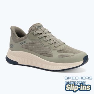 Pánske topánky SKECHERS Bobs Squad 4 olive