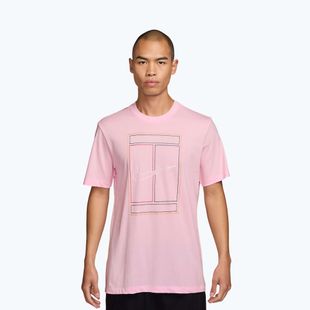 Pánske tričko Nike Court Heritage pink foam